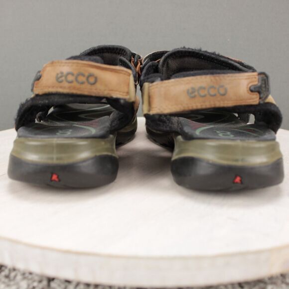 Ecco Offroad Hiking Sandals Mens 39 US 6 Brown Tan Leather Adjustable - Picture 6 of 9